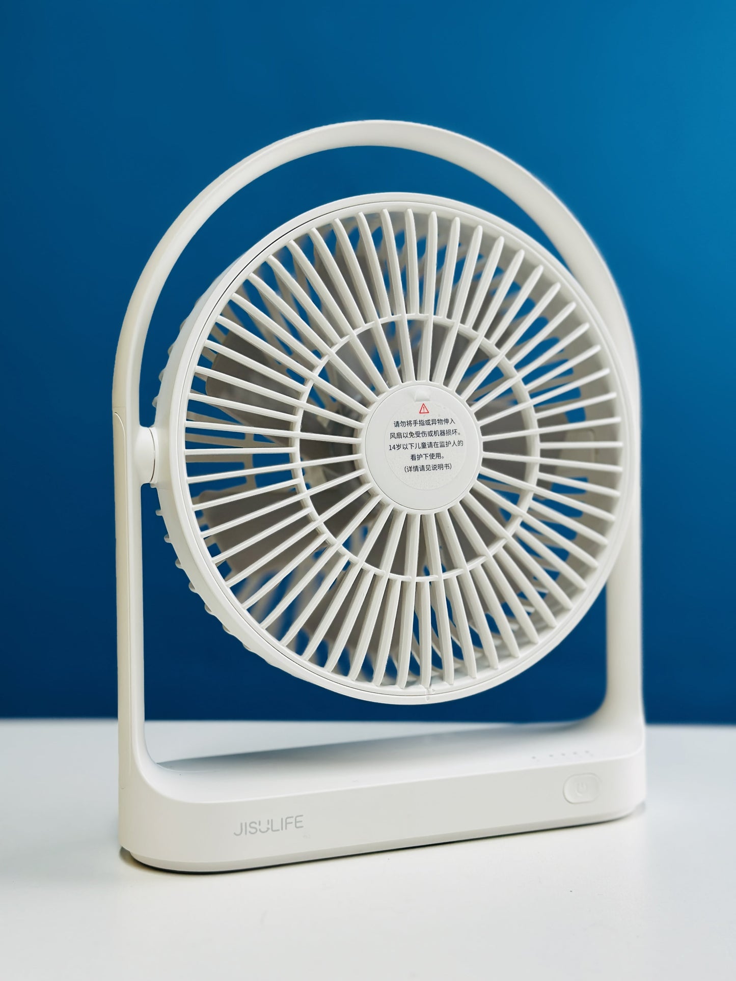 JISULIFE FA19A DC Fan, Run Directly With USB Power From Power Bank Or Solar (Without Battery)