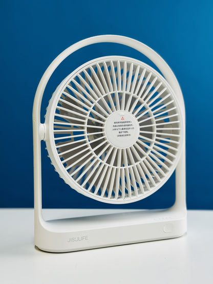JISULIFE FA19A DC Fan, Run Directly With USB Power From Power Bank Or Solar (Without Battery)