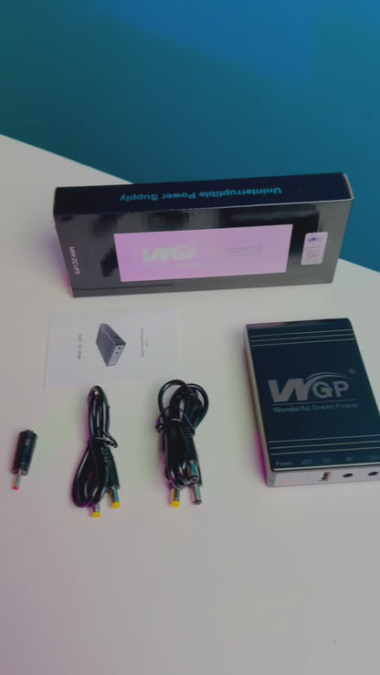 2024 NEW Model! WGP mini UPS 5/9/12V (10400mAh) + GearUP 12V/3A Adapter 🚚 ডেলিভারি চার্জ: ঢাকা সিটির ভিতরে : ৬০৳  ঢাকার বাহিরে : ১২০৳