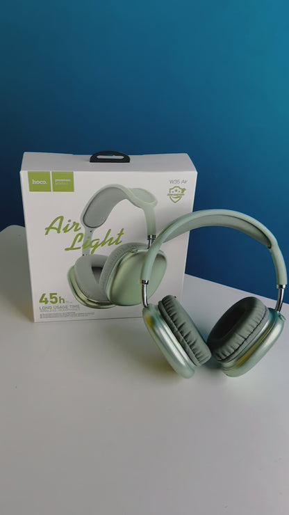 Hoco W35 Air Wireless Headphone- Green Color, White, Black  🚚 ডেলিভারি চার্জ: ঢাকা সিটির ভিতরে : ৬০৳ ঢাকার বাহিরে : ১২০৳
